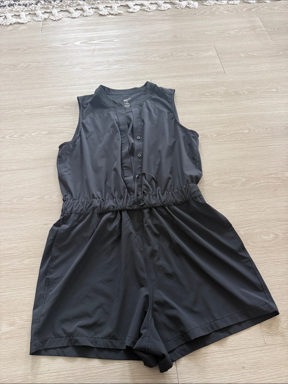 GF Collective Sleeveless Black Romper